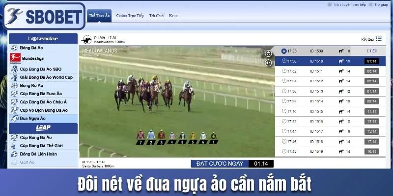 Đôi nét về đua ngựa ảo cần nắm bắt