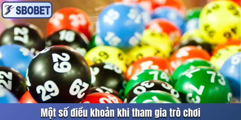 Một số điều khoản khi tham gia trò chơi