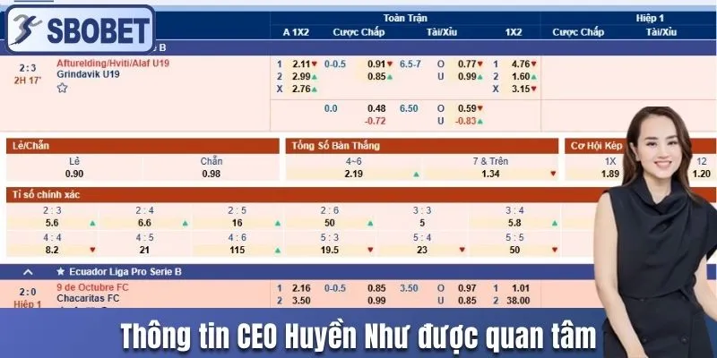 Thông tin CEO Huyền Như được quan tâm